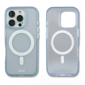 Sonix Frosted Matte Light Blue iPhone 16 Pro Case w/ Popsocket Phone Wallet